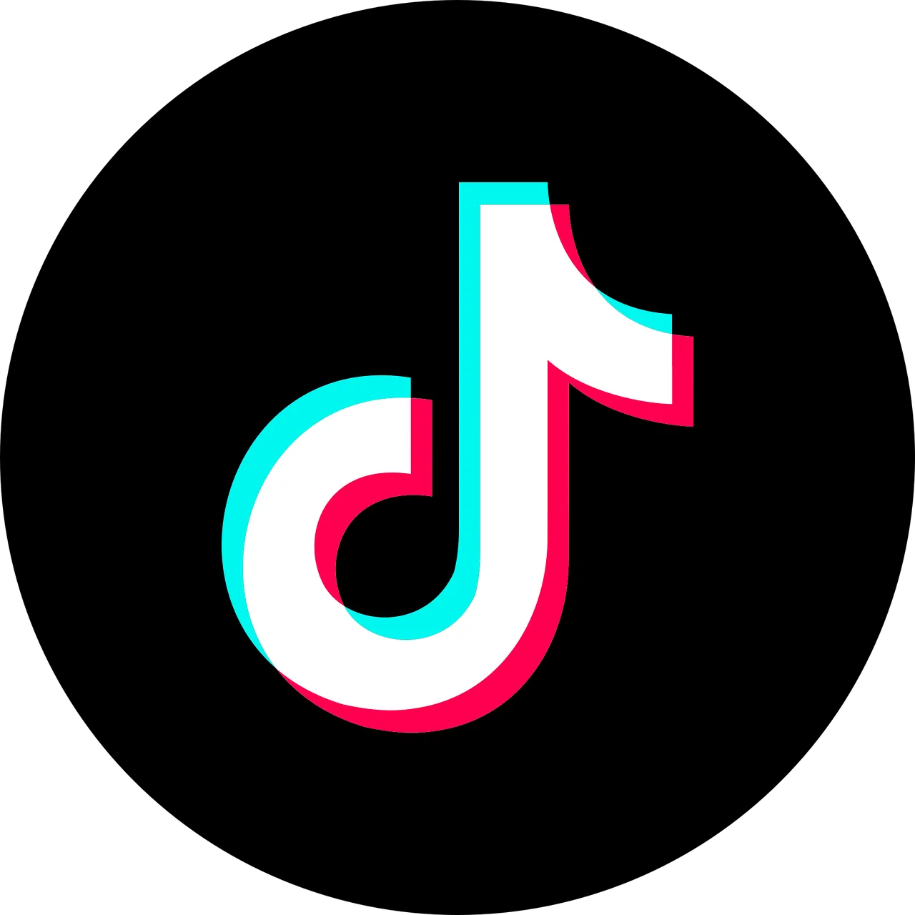 tiktok logo rounded